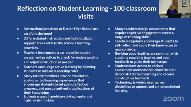 Darien High School celebrates effective learning and announces next growth cycle