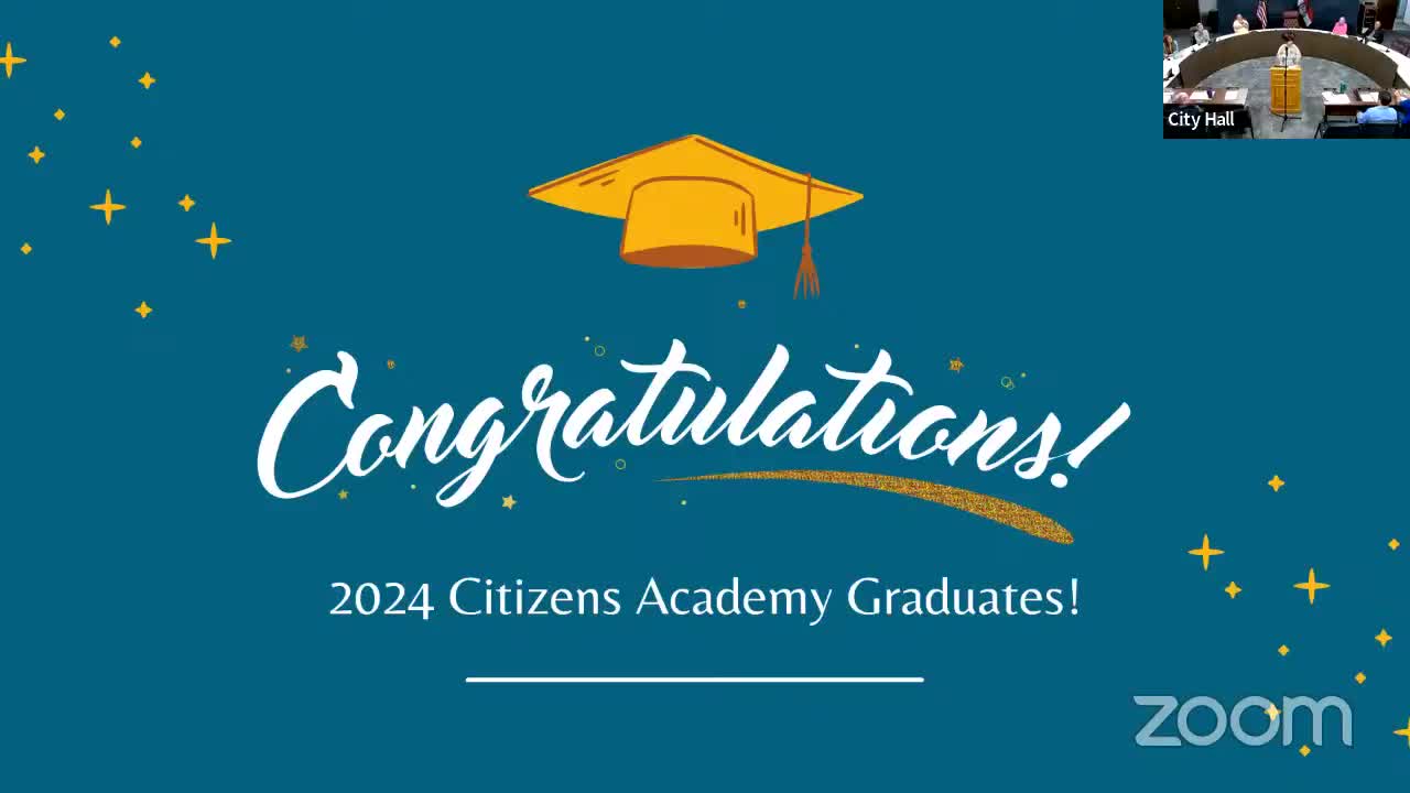 Citizens Academy graduates highlight city operations and community engagement