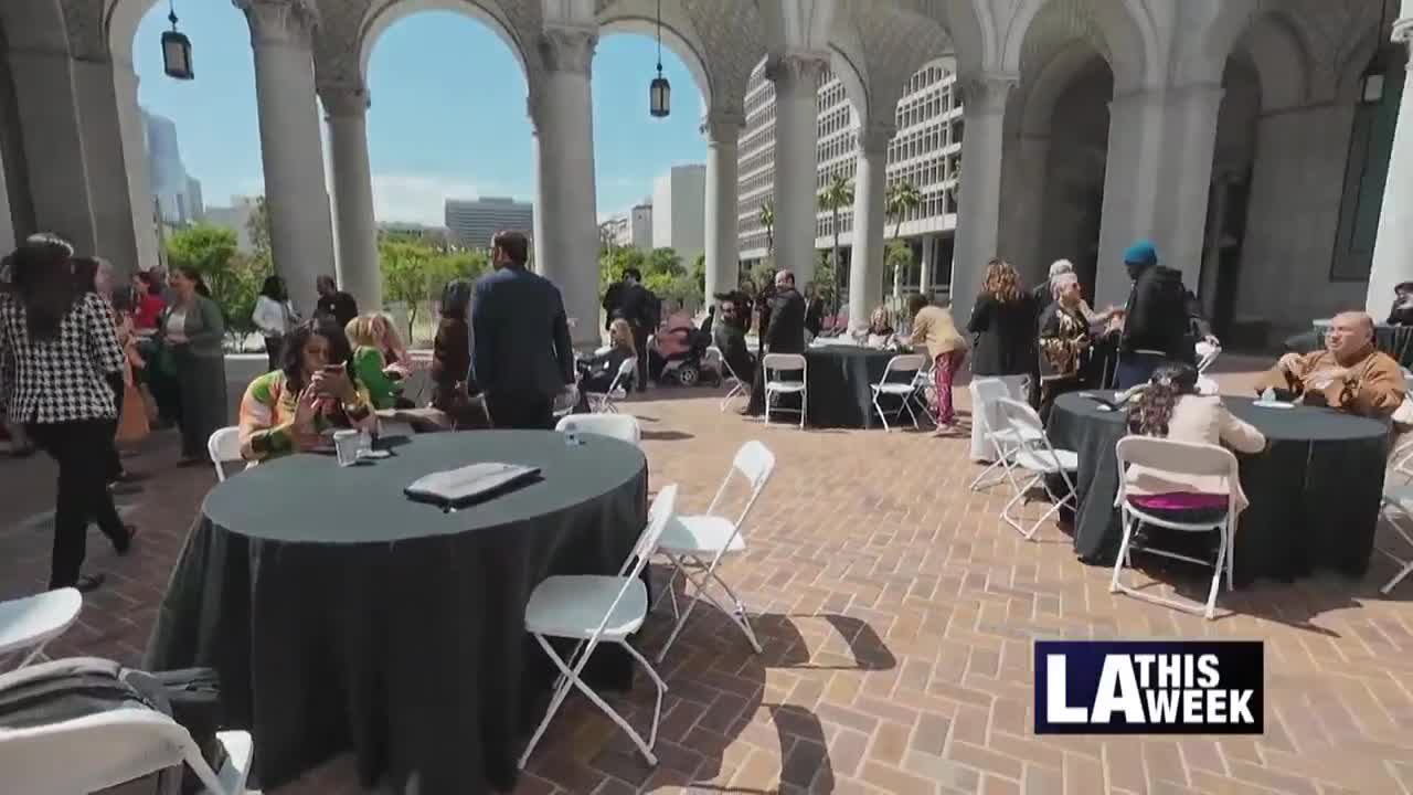 City Hall honors decade of religious pluralism and unveils outdoor literacy corner