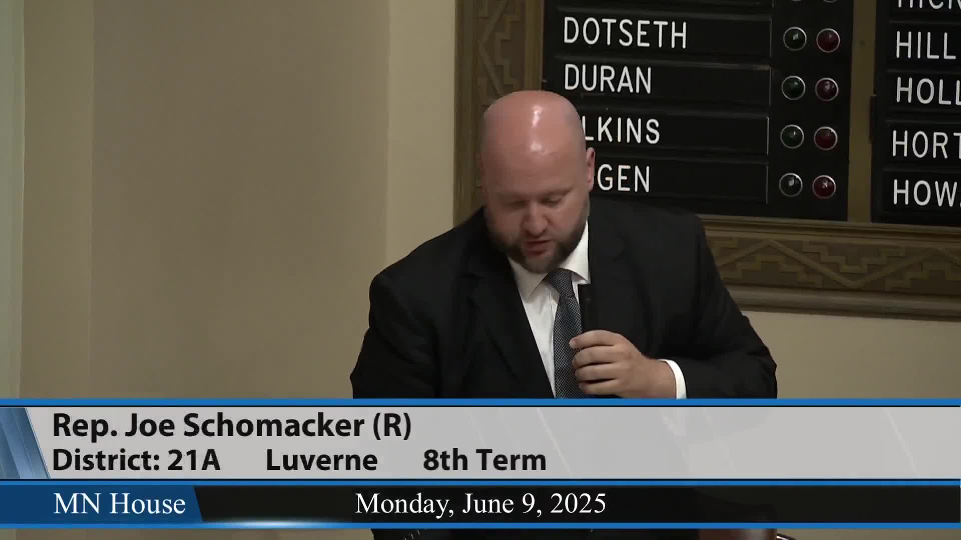 Minn. House passes human services budget (House File 3) after tense debate over $1.1 billion in cuts