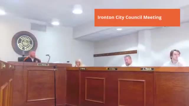 Ironton council advances water-meter financing work; bond counsel to report at next meeting