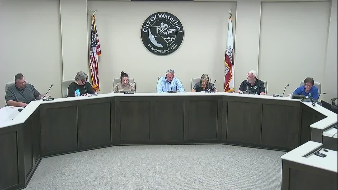 Waterford council approves budget, assessments and policies; several routine items pass 5–0