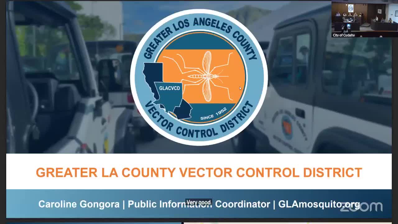 Vector Control District briefs Cudahy on dengue, West Nile and new sterile-insect pilot