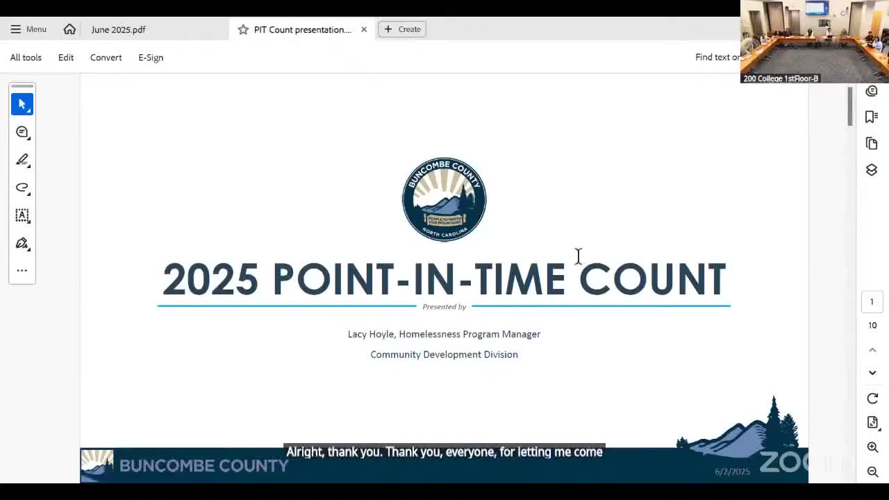 Buncombe County officials report slight rise in homelessness, highlight FEMA sheltering impact