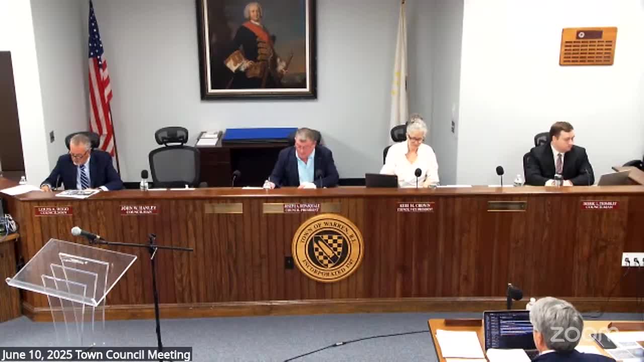 Warren Town Council explores combining planning and zoning boards for efficiency
