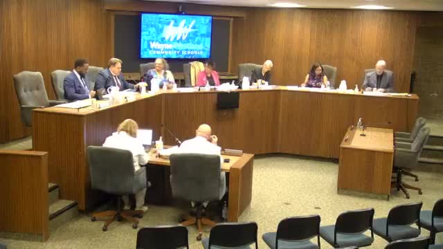 Wayne-Westland board hears proposals for middle‑school science pilot, K–5 math adoption and new ELA books