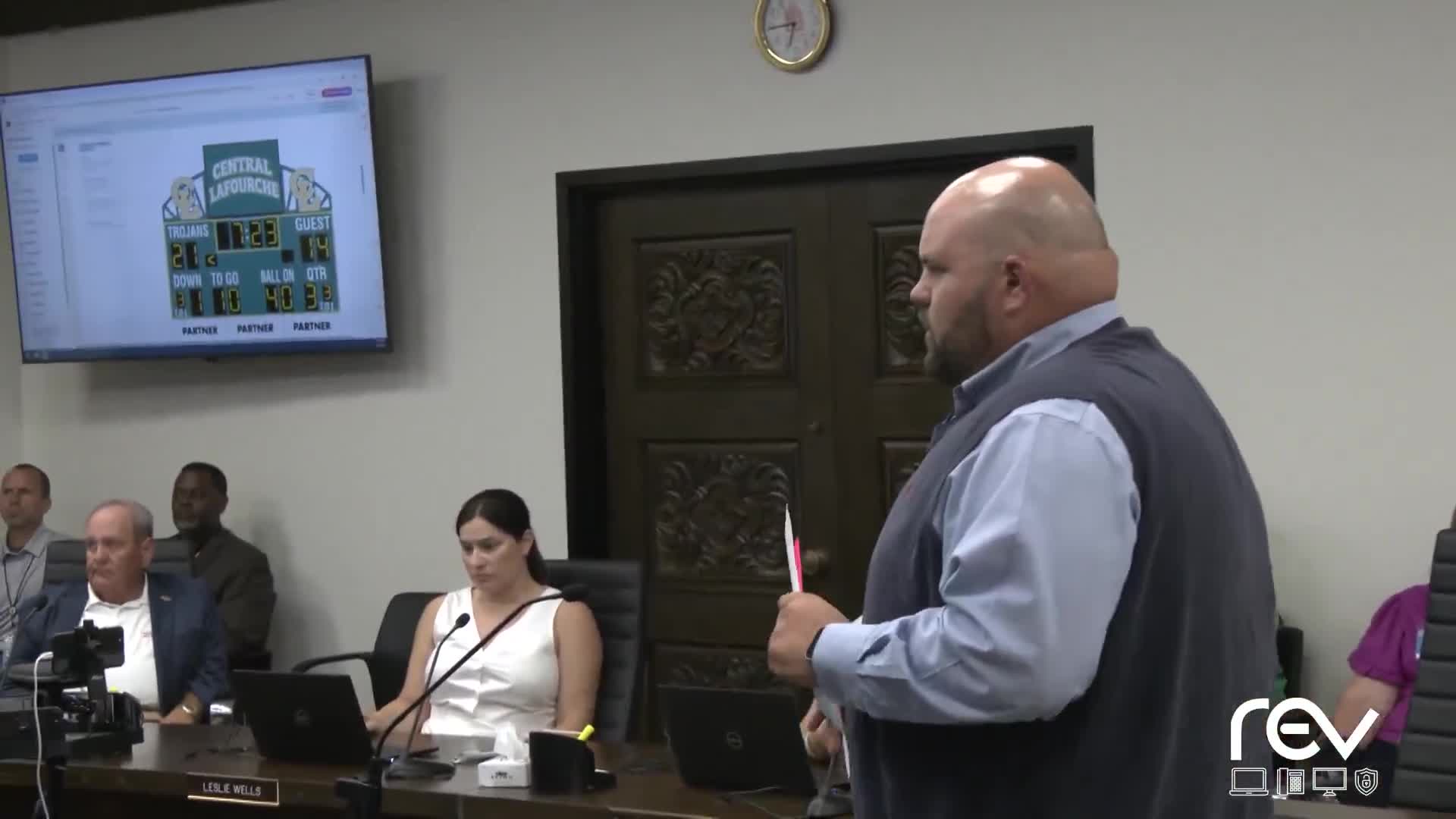 Community groups press board on scoreboard sponsorships and request facility fee waivers for youth flag football