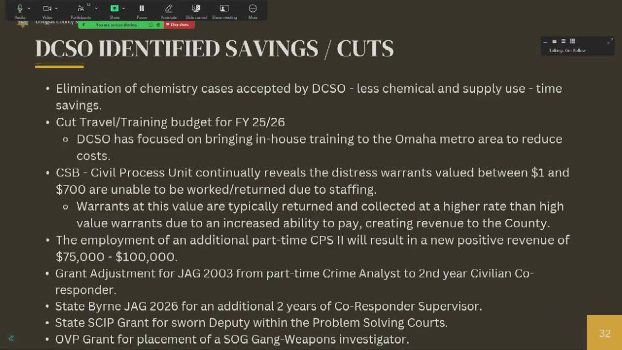 Nebraska secures grants for deputy in problem-solving courts and weapon investigator