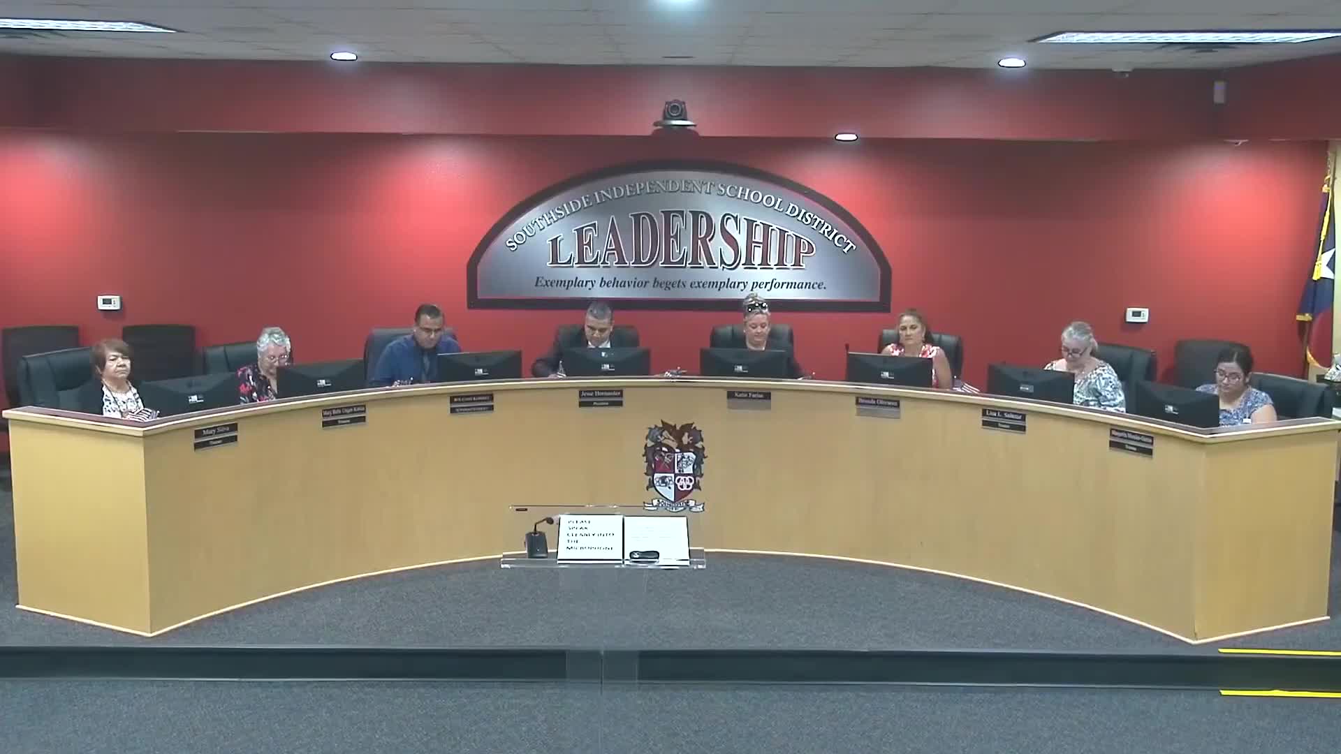 Southside ISD financial report flags uncertain federal revenue; debt-service tax collections ahead of budget