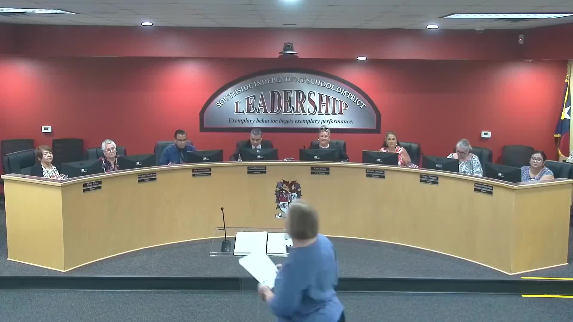 Three trustees sworn in; board elects Hernandez president, Olivares vice president, Angarobles secretary