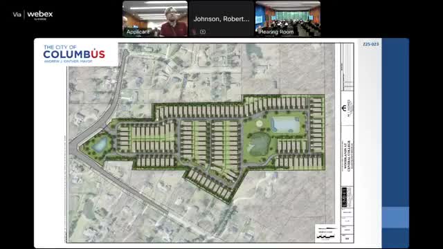 Columbus planning discusses zoning changes for new residential development with MI Homes