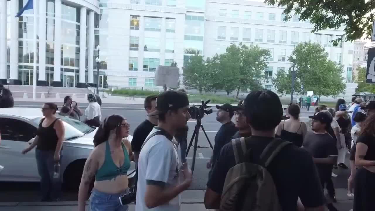 Protesters express dissent against ICE during local gathering