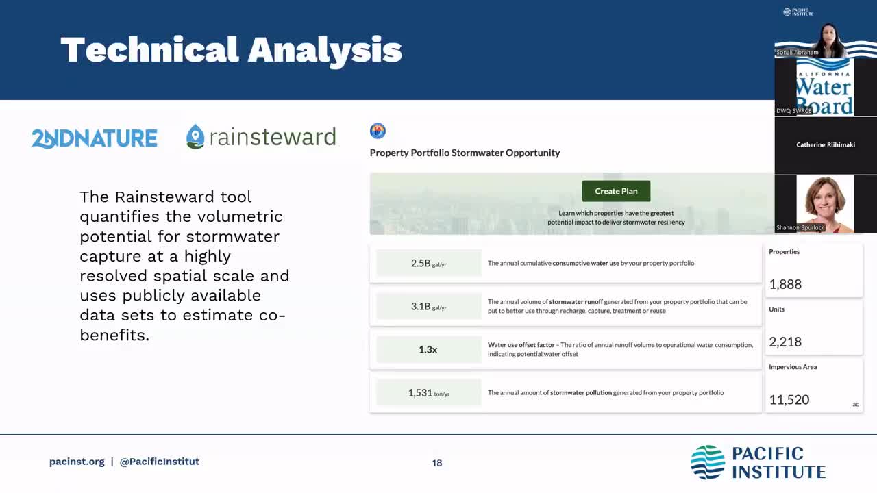 Second Nature unveils Rain Steward tool for LA County stormwater management