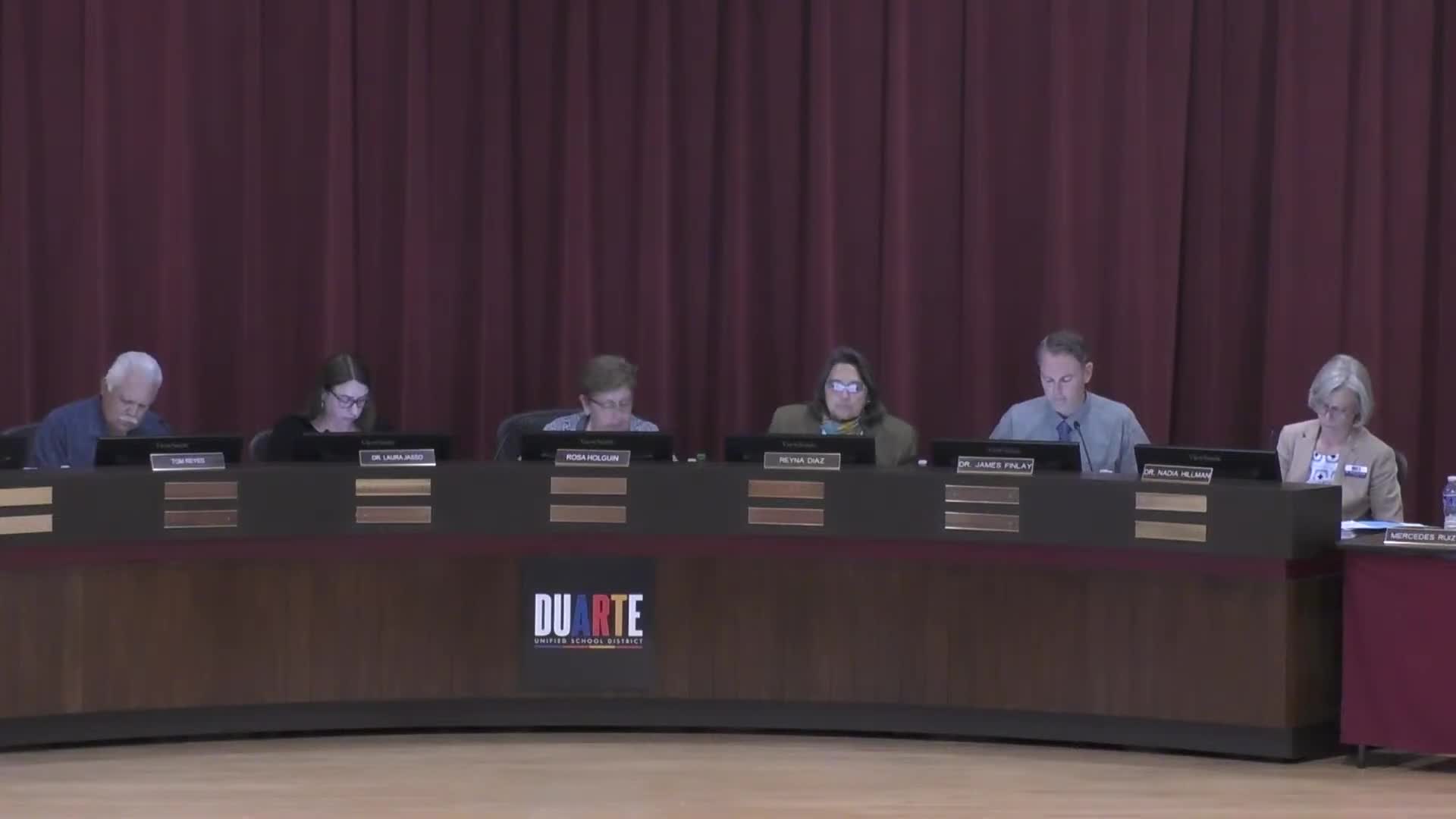 Duarte Unified School District board approves new mental health and safety policies