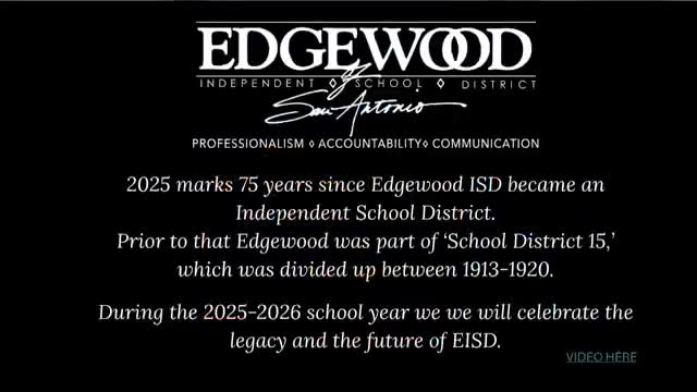 Edgewood ISD celebrates 75th anniversary with new branding and summer programs