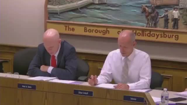 Hollidaysburg council keeps Gaysport stormwater on agenda as CDBG funds are reallocated to curb and accessibility work