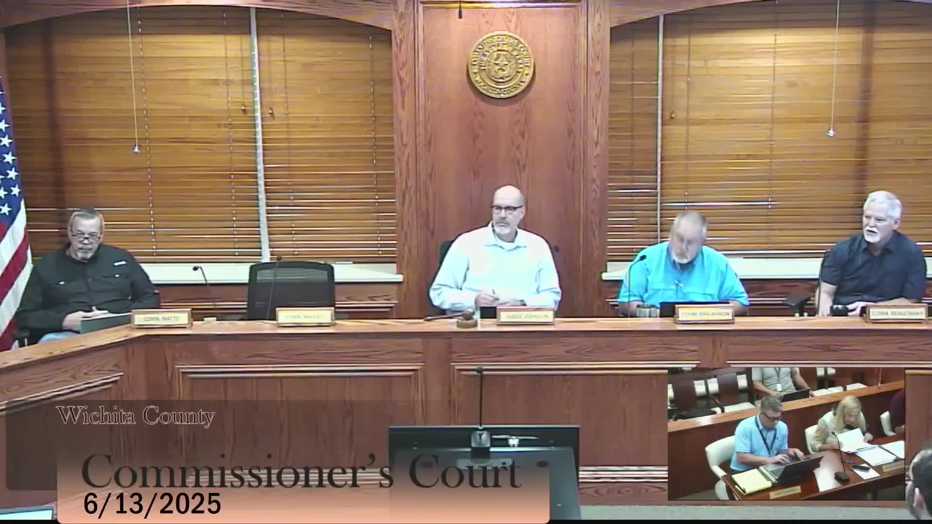 Wichita County weighs raising travel meal rates; staff to draft policy revision