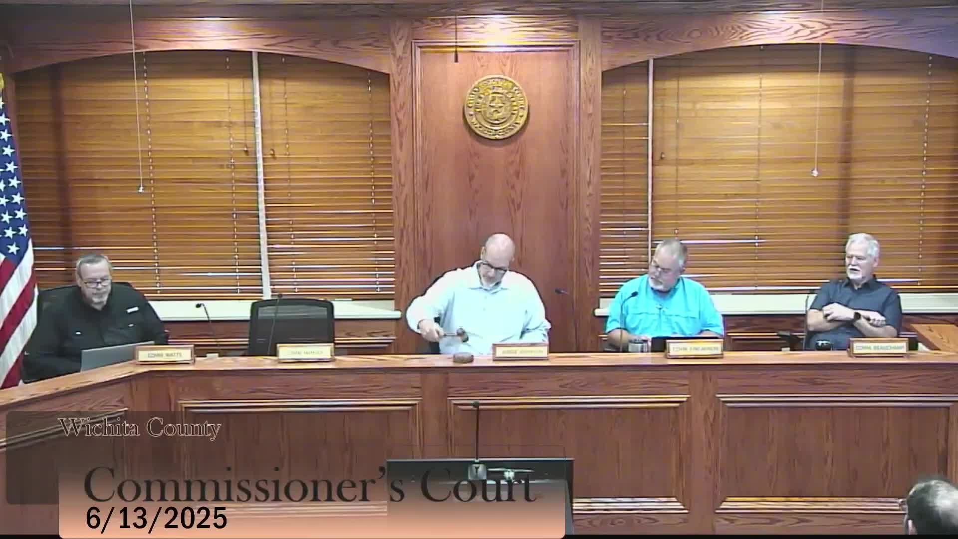 Wichita County hears risk-pool review showing high vehicle damage costs, strong workers'‑comp performance