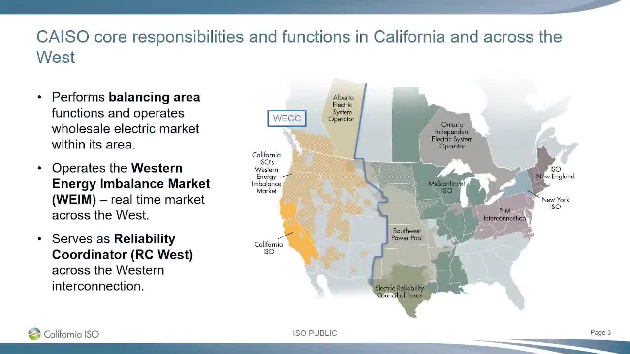 California ISO officials brief Utah regulators on WEIM benefits and EDAM go‑live plan