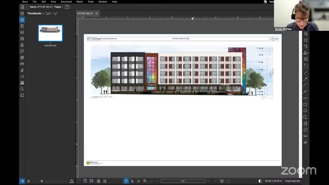 215 College Avenue team refines streetscape, terraces and access for student housing project