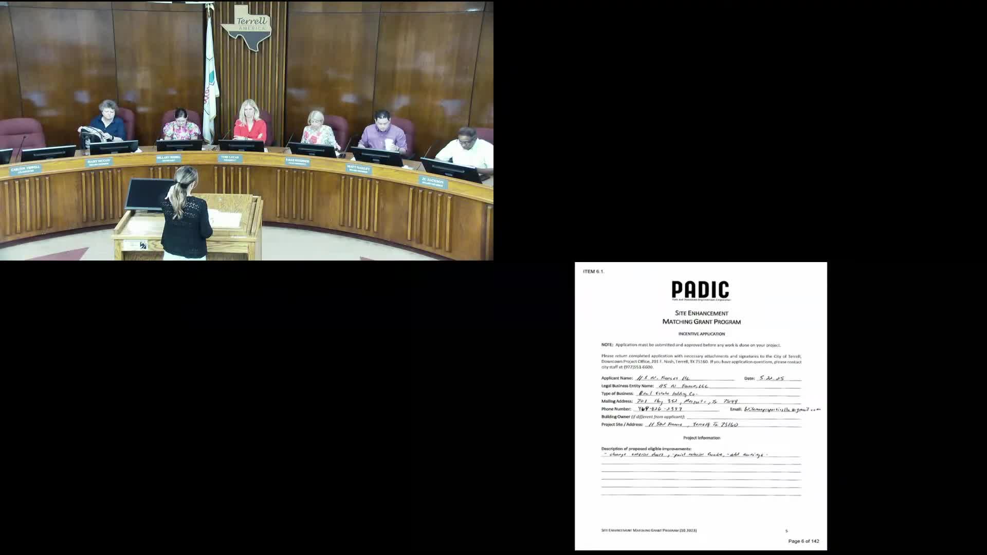 Terrell Council approves revitalization grant for downtown bar and event space project