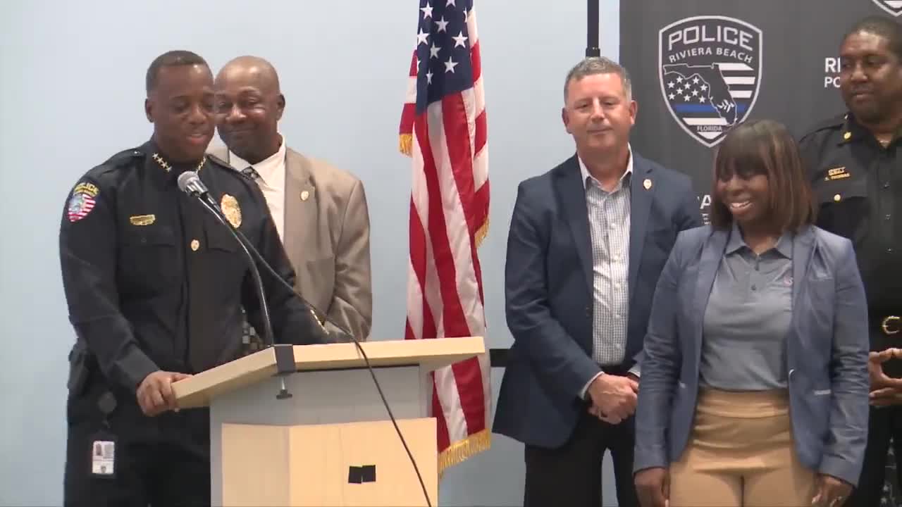 Riviera Beach Police Department welcomes new officers and celebrates community growth