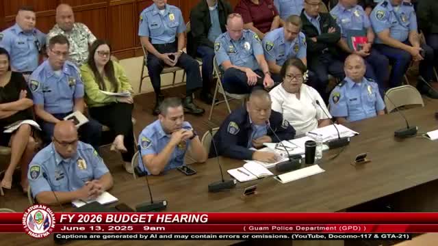 Guam Police Chief urges lawmakers to fund critical HVAC and command post needs
