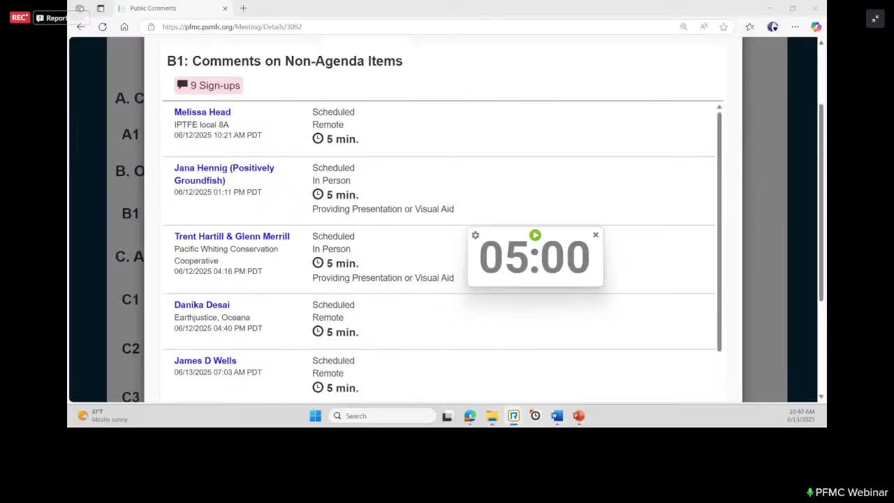 Pacific Council allows limited‑entry fixed‑gear vessels to use any non‑trawl gear, excludes entangling nets; sets fee collection on vessel owners