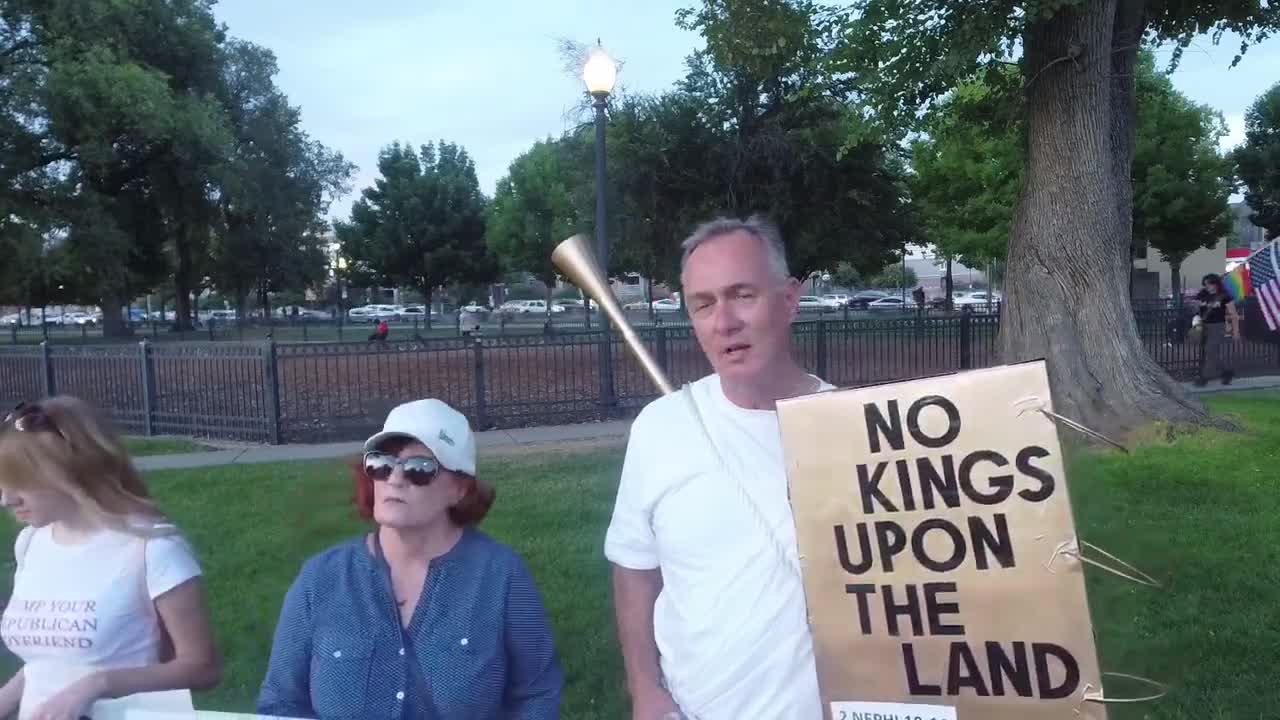 Protesters in Salt Lake City call out presidential corruption amid chaotic event