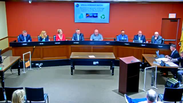 Pompton Lakes council reviews five-year shared-services plan with Oakland for garbage, recycling and yard waste; no vote taken