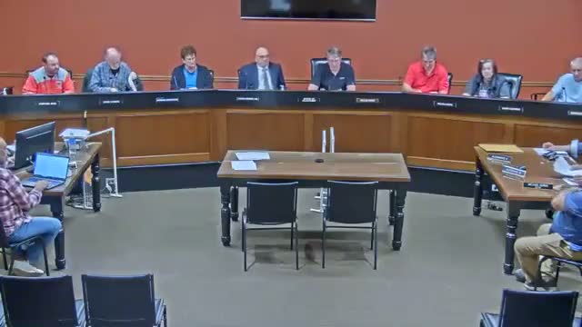 Board reviews open-space projects and Hirschfield Park phases; resident praises local renovator