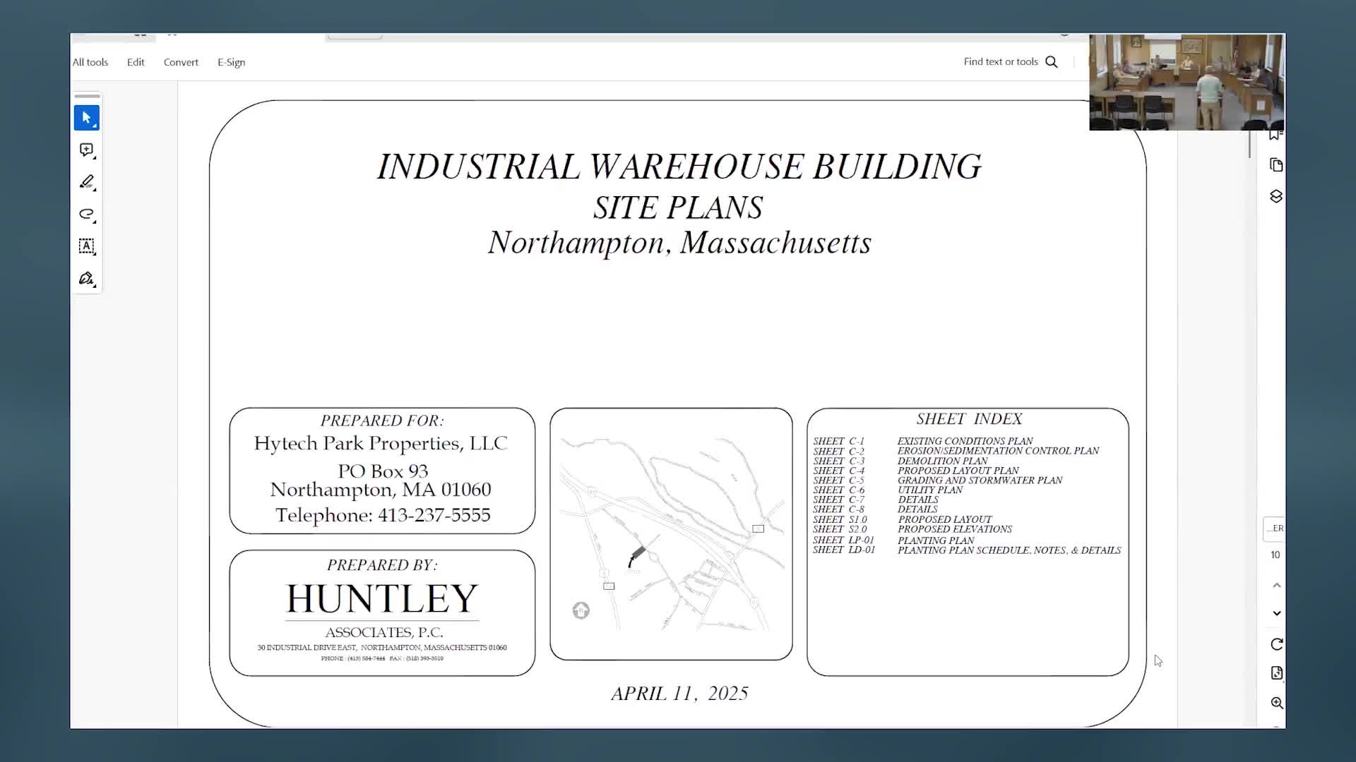 Planning board continues review of 16,000 sq. ft. Industrial Drive warehouse pending stormwater and conservation reviews