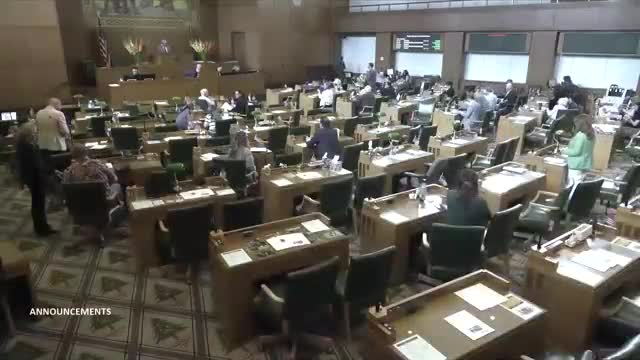 Oregon lawmakers honor fathers and welcome new citizens in emotional floor remarks
