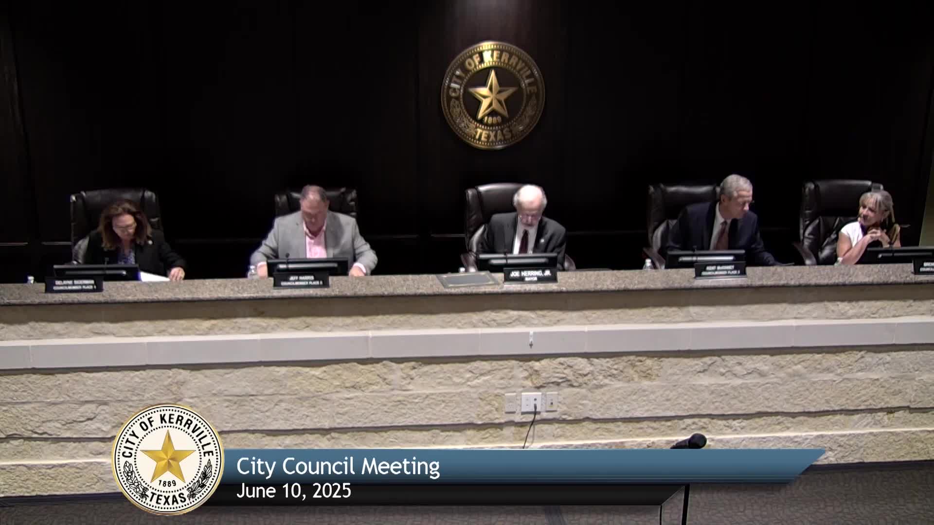 Council Member Brenda Hughes leads community pledge at city meeting