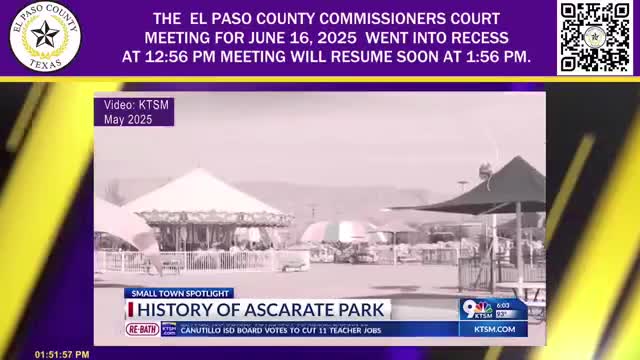 Commissioner Stout announces upgrades for former Western Playland at Esquarte Park