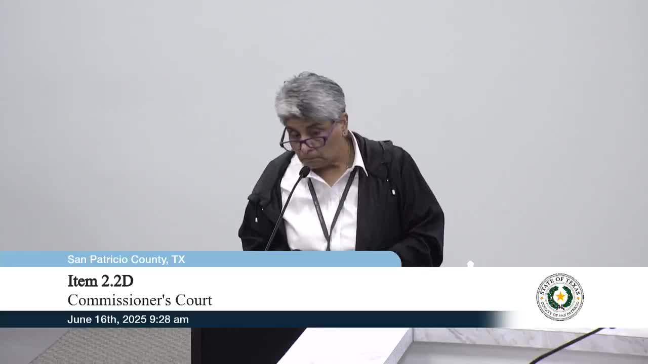 Constable Frank Cantu requests budget increase for Odom area law enforcement
