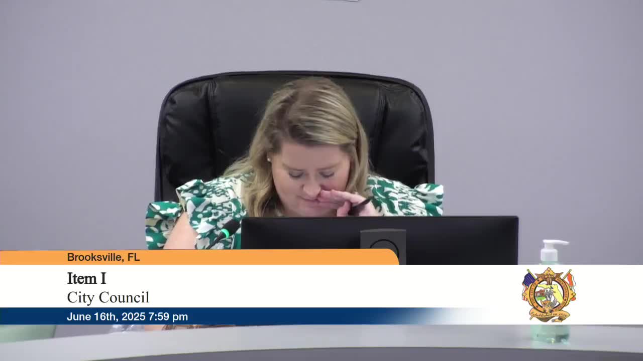 Brooksville Council reviews berm and culvert plans for Powell Road development