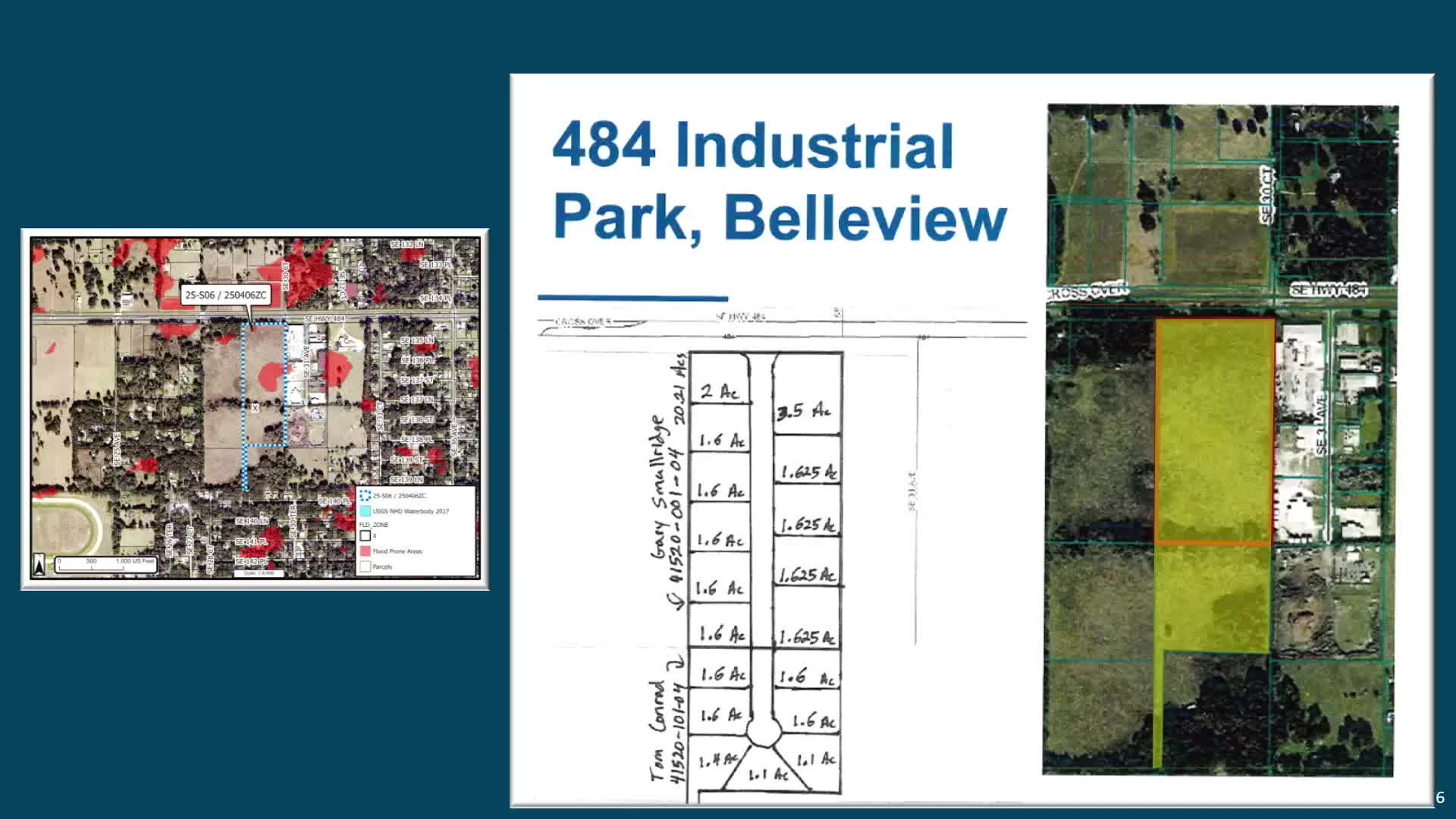 Commissioner Bryant reviews zoning for Queen of America Honey Processing site