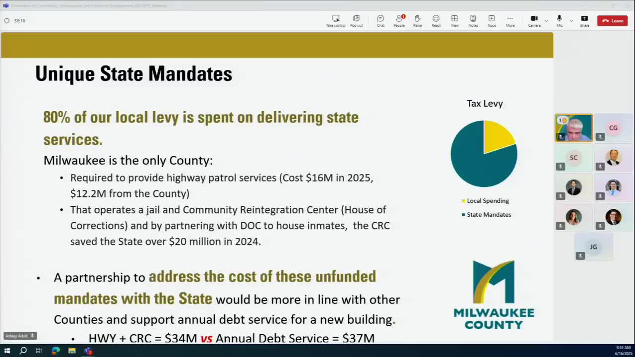 Milwaukee County seeks legislative support for new courthouse amid funding challenges