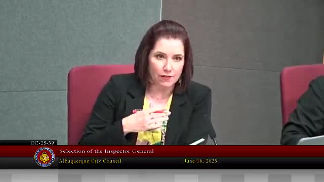 Albuquerque Council appoints William Hoffman as Inspector General and approves city auditor