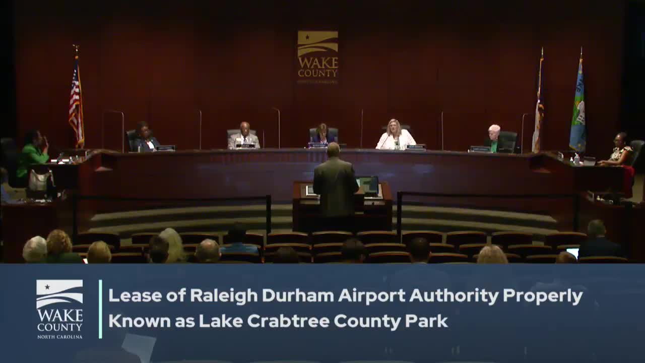 Wake County officials discuss park lease while preserving wetlands and recreational facilities