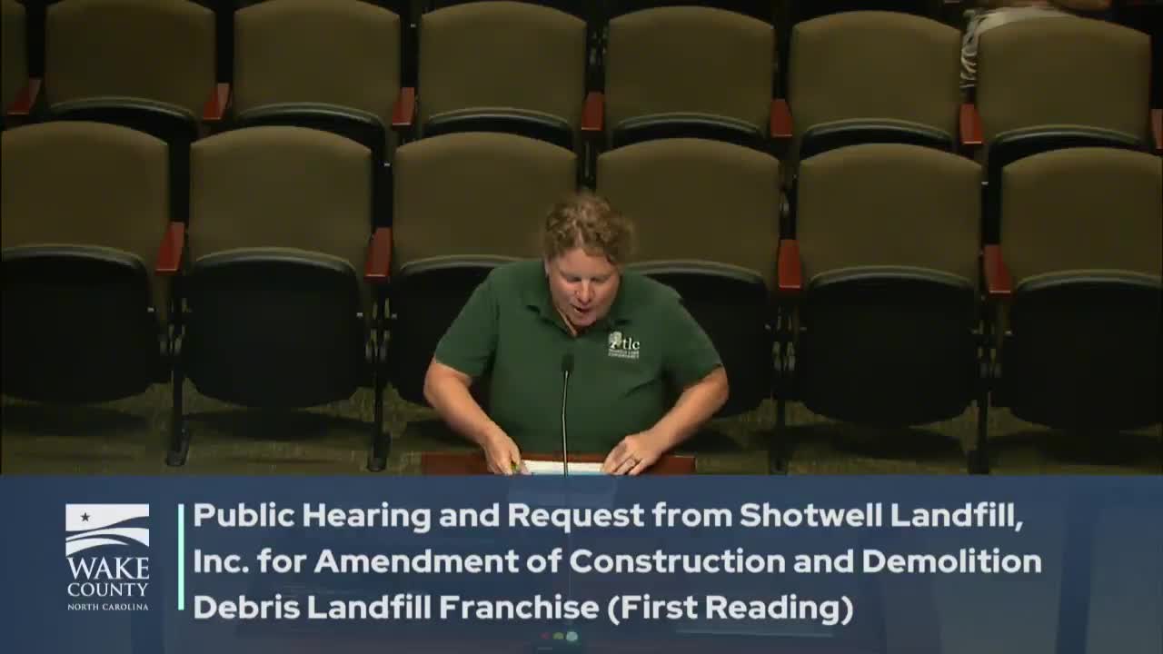 Triangle Land Conservancy opposes Shotwell Landfill expansion citing environmental concerns