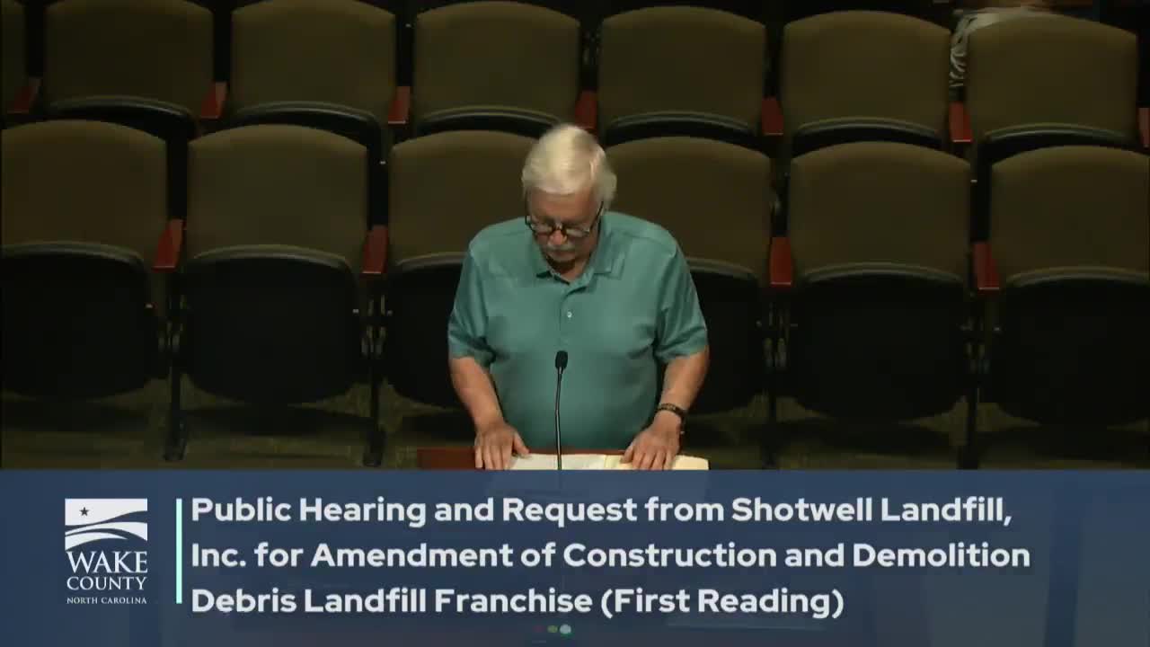 Residents oppose landfill expansion near Windmill North Carolina citing environmental and safety concerns