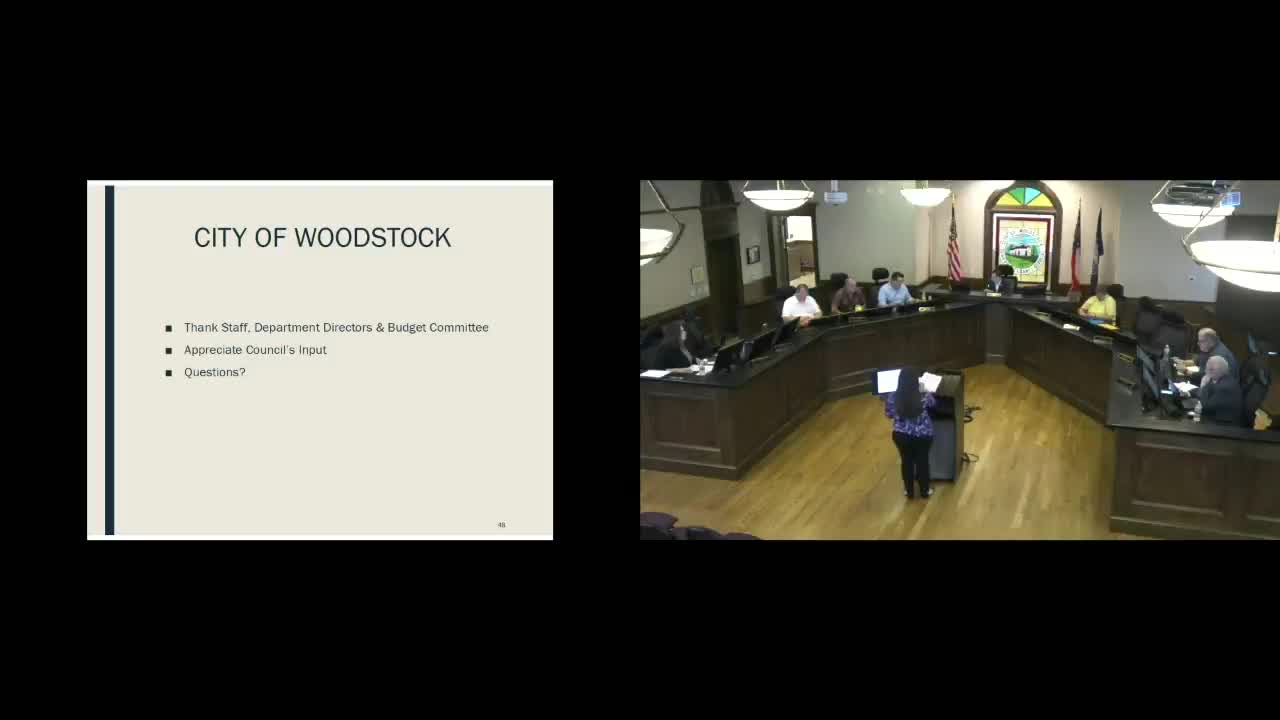 Woodstock Council approves balanced budget with full millage rate rollback