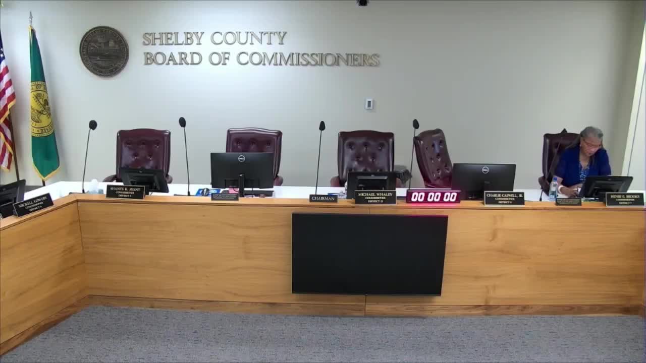Commissioner Ford addresses sheriff's budget concerns during work session