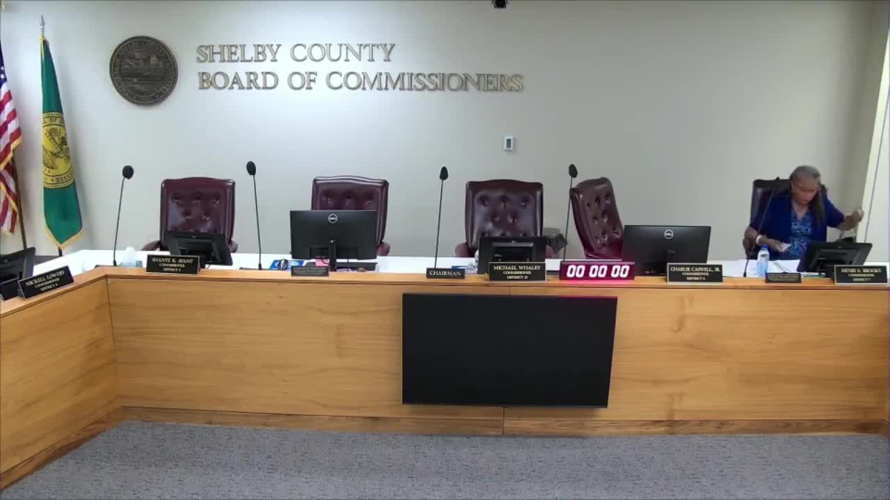 Shelby County budget committee reviews $75M amendments for fiscal year 2026