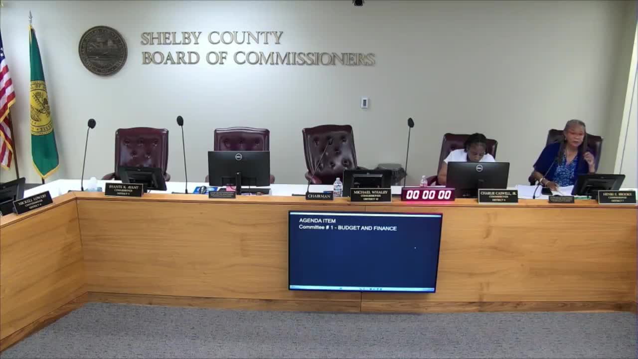 Shelby County commissioners discuss salary increases for law enforcement positions