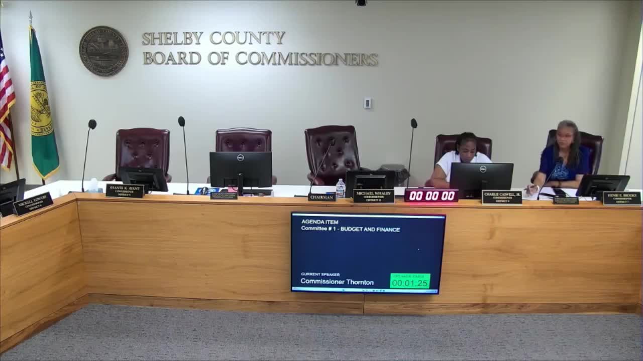 Shelby County Sheriff's Office presents budget concerns and overtime challenges to commissioners