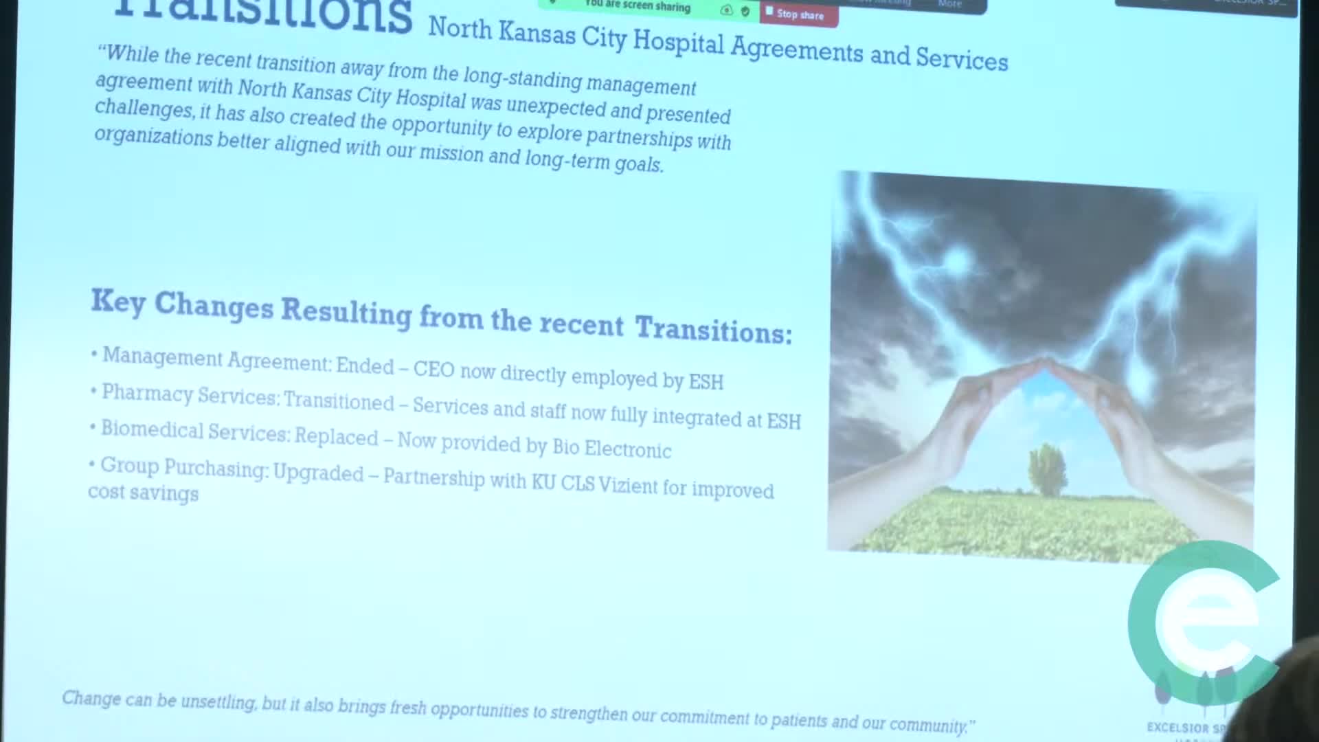 Excelsior Springs Hospital reports $12000 in cost savings amid management transition