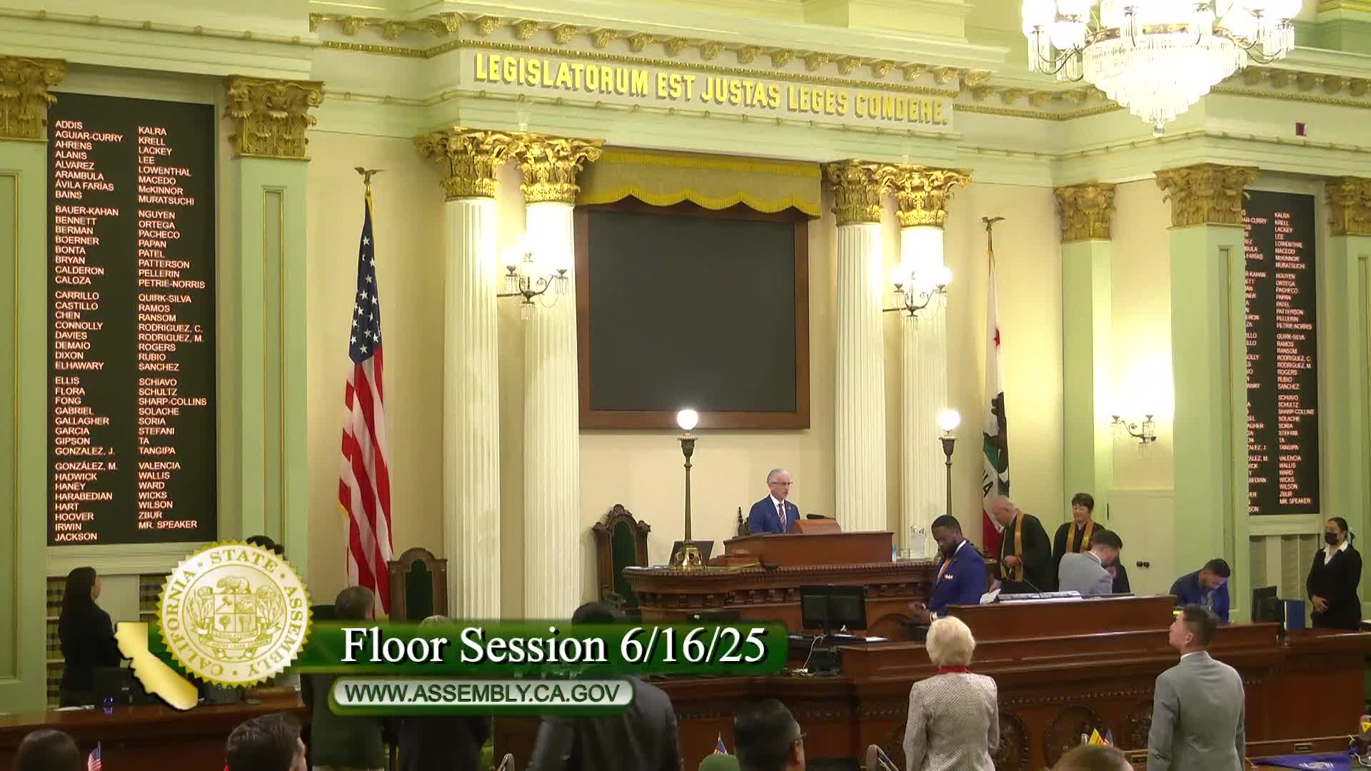 California Assembly honors heroes and young leaders during legislative session